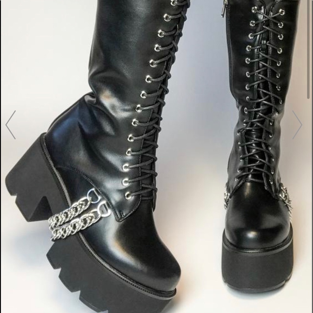 lamoda lose yourself boots size 8 like new